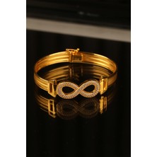  Sonsuzluk Kelepçe Altın Bilezik CGKKLP0181