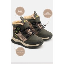 Erkek Çocuk Bot Içi Kürklü Kaymaz Taban Suya Dayanıklı Bot