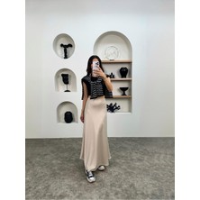 Basic Uzun Saten Etek