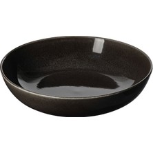 Seramik Servis Kasesi, Koyu Gri, 30 cm
