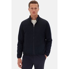 Twn Slim Fit Lacivert Düz Mont 3EC070011010M