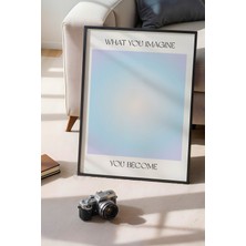 Aura Serisi Siyah Çerçeveli Poster, Tablo No:16