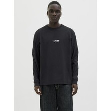 Jack Jones Soho Bisiklet Yaka Relax Fit Erkek Sweat 12278788