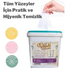 Clean Team Clean Team Beyaz Sabun Kokulu Islak Temizlik Havlusu 250 Adet