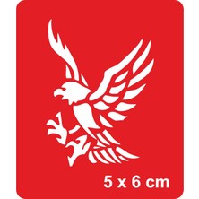 Yırtıcı Kartal Tattoo Geçici Dövme Şablonları Kına Kalıpları