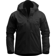 Yağmur Rüzgar Su Geçirmez Içi Polarlı Kol Cep Detaylı Bilek Cırtlı Softshell Mont