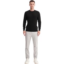 Cazador Slim Fit Soft Touch Basic Bisiklet Yaka Kazak