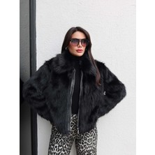 Fermuar Detay Ithal Kürk