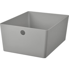 Kutu, Açık Gri, 26X35X15 cm