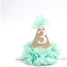 Le Mabelle Mint  3 Yaş Huni Doğum Günü Tacı