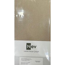 Özdilek Nev Marka Lastikli Fitted Penye Çarşaf 100X200 + 30 cm ( Yükseklik 30 cm ) Bej