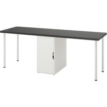 Çalışma Masası, Venge-Beyaz, 200X60 Cm, Lagkapten, Adıls