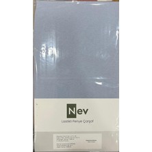 Özdilek Nev Marka Lastikli Fitted Penye Çarşaf 100X200 + 30 cm ( Yükseklik 30 cm ) Mavi