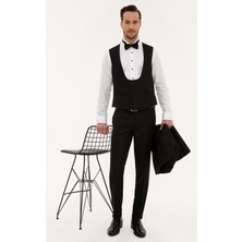 Pierre Cardin Erkek Siyah Ex. Slim Fit Smokin 50224041-VR046