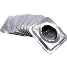 10'lu Ocak Üstü Koruyucu Folyo Leke Önleyici Isıya Dayanıklı Ocak Izgara Koruma Matı