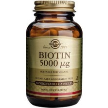 Biotin 5000 Mcg 50 Kapsul Vitamin