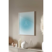 Aura Serisi Beyaz Çerçeveli Poster, Tablo NO:103