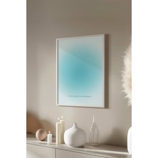 Aura Serisi Beyaz Çerçeveli Poster, Tablo NO:181