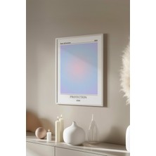 Aura Serisi Beyaz Çerçeveli Poster, Tablo NO:192