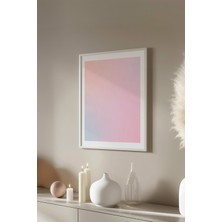 Aura Serisi Beyaz Çerçeveli Poster, Tablo No:23