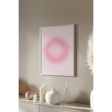 Aura Serisi Beyaz Çerçeveli Poster, Tablo NO:168