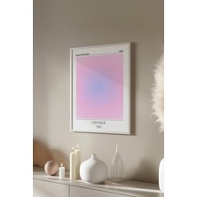 Aura Serisi Beyaz Çerçeveli Poster, Tablo NO:191
