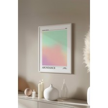 Aura Serisi Beyaz Çerçeveli Poster, Tablo No:36