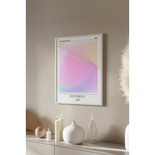 Aura Serisi Beyaz Çerçeveli Poster, Tablo NO:187