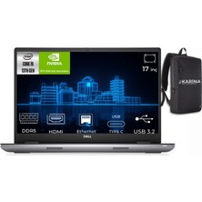 Dell Precision M7780 I9-13950HX XCTOP7780EMEA_VP-2-014 32GB 4tb Rtx 5000 Ada 16GB W11PRO 17" Fhd Dizüstü Bilgisayar