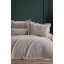 Aren 3 Parça Çift Kişilik Pike Takımı 240X260 Cappucino