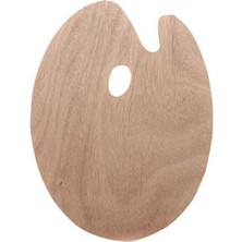 Oval Ahşap Palet 20X30 Cm.