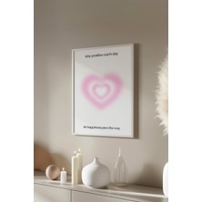 Aura Serisi Beyaz Çerçeveli Poster, Tablo No:90