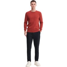 Slim Fit Soft Touch Basic Bisiklet Yaka KAZAK-33155