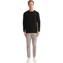 Slim Fit Soft Touch Basic Bisiklet Yaka KAZAK-33155