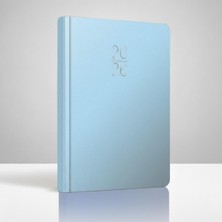 2026 102-ECK Sert Kapak 14X20 Kareli Günlük AJANDA-336 Sayfa (Türkçe-Ingilizce-Almanca-Rusça)