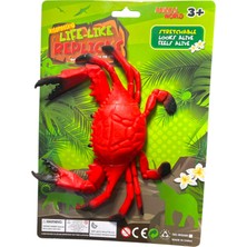 Esnek Hayvanlar Eklem Bacaklar 3 Asorti Yengeç Mürekkep Balığı Ahtapot Esnek Oyuncaklar