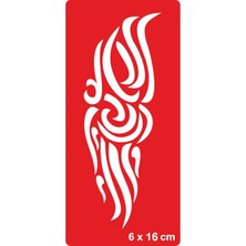 Tribal 203 Tattoo Geçici Dövme Şablonları Kına Kalıpları
