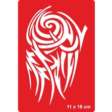 Tribal 205 Tattoo Geçici Dövme Şablonları Kına Kalıpları