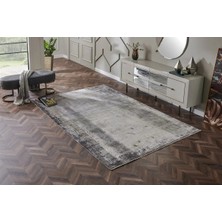 Hoom Rugs Bomonti Mhl 09 Grey viskon & Akrilik Modern Salon Halısı