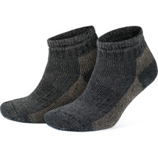 Alpaka Yünlü Tam Havlulu Kalın Termal Bilek Boy Çorap 6007