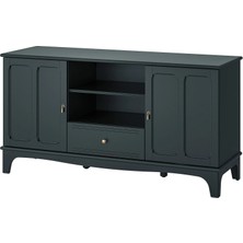 Lommarp Tv Sehpası Koyu Mavi-Yeşil 159 x 45 x 81 Cm