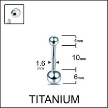 Aida Jewelss Yüksek Kalite G23 Titanium Top Modeli Titanyum Göbek Piercingi
