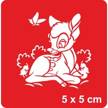 Kırlarda Bir Ceylan Tattoo Geçici Dövme Şablonları Kına Kalıpları