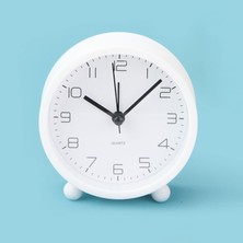 Kronos Masa Saati - Beyaz - 9x4 cm