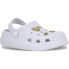 Çocuk Kelebek Taşlı Terlik Plaj Deniz Havuz Terliği