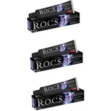 R.O.C.S. Rocs Sensation Beyazlatıcı Parlatıcı Diş Macunu 60 ml X3 Özellikli Beyazlatıcı Etki