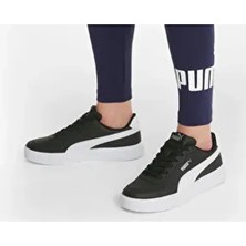 Kadın Puma Skye Clean Siyah Spor Ayakkabı Düz Taban Tekstil Malzeme ile Konforlu Tasarım