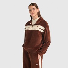 New Balance WNC3551 Kahverengi Kadın Sweatshirt