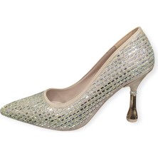 Beet 25BK238.38 Sivri Burun Taş Detaylı Kadın Stileto