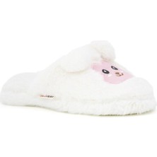 Anne Kız Ev Terliği Rahat Peluş Tüylü Kışlık Terlik Hayvanlı